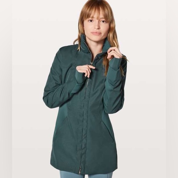 Lululemon Like A Glove Jacket Teal Shadow